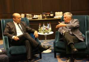 Συνάντηση Θεοδόση Πελεγρίνη με τον Υπουργό Παιδείας του Ισραήλ, Naftali Bennett