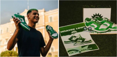 «Αν είχαμε ΠΑΣΟΚ θα τα αγόραζαν», τι λέει ο νεαρός σχεδιαστής των παπουτσιών που έγιναν viral