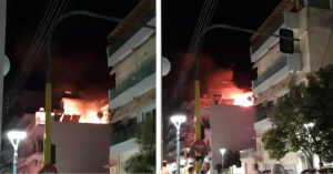 «Συναγερμός» στην Ξάνθη: Μεγάλη φωτιά και αλλεπάλληλες εκρήξεις σε πολυκατοικία (Βίντεο)