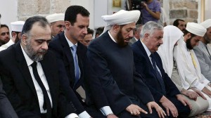 Σπάνια εμφάνιση του προέδρου Άσαντ εκτός Δαμασκού
