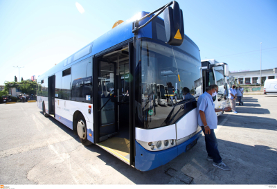 Θεσσαλονίκη: Αύξηση κατά 21,5% στα λεωφορεία που κυκλοφορούν σήμερα στους δρόμους
