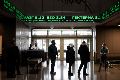 Χρηματιστήριο Αθηνών: Άνοδος 1,96% για τον δείκτη που επιστρέφει στην περιοχή των 840 μονάδων