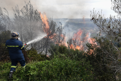 Κόρινθος: Φωτιά τώρα σε δασική έκταση στο Ξυλόκαστρο
