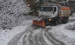 Θεσσαλονίκη: Διακοπή κυκλοφορίας λόγω χιονόπτωσης 