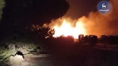 Τέθηκε υπό έλεγχο η φωτιά στην Κάρπαθο - Αποτεφρώθηκαν 600 περίπου στρέμματα