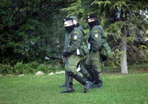 Ισχυρές αστυνομικές δυνάμεις στο πρώην στρατόπεδο Αναγνωστοπούλου
