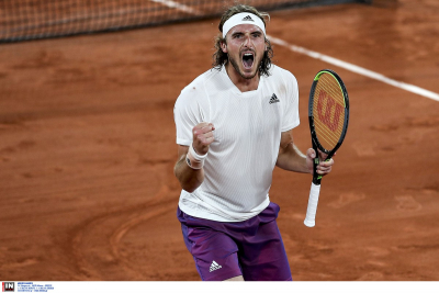 Roland Garros: Μαγική εμφάνιση από τον Τσιτσιπά, πέρασε στους «4», 3-0... καθάρισε τον Μεντβέντεφ (βίντεο)