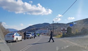 Σύγκρουση δύο αυτοκινήτων στην Εθνική οδό Χανίων-Ρεθύμνου