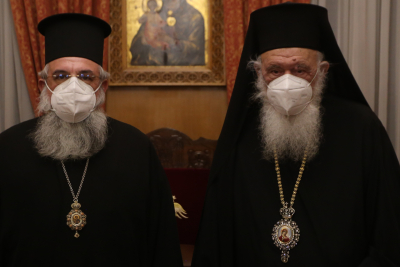 Ιερώνυμος σε Αρχιεπίσκοπο Κρήτης:«Να είστε παράδειγμα για όλους»