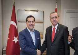 Τσίπρας - Ερντογάν συνομίλησαν επί μια ώρα για το Κυπριακό