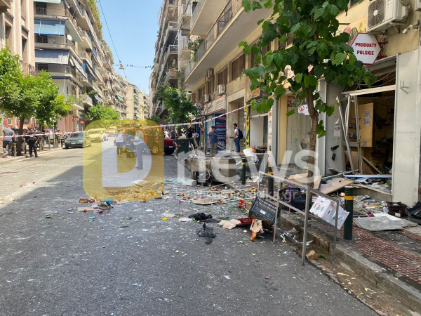 Έκρηξη σε μίνι μάρκετ στο κέντρο της Αθήνας με έναν τραυματία