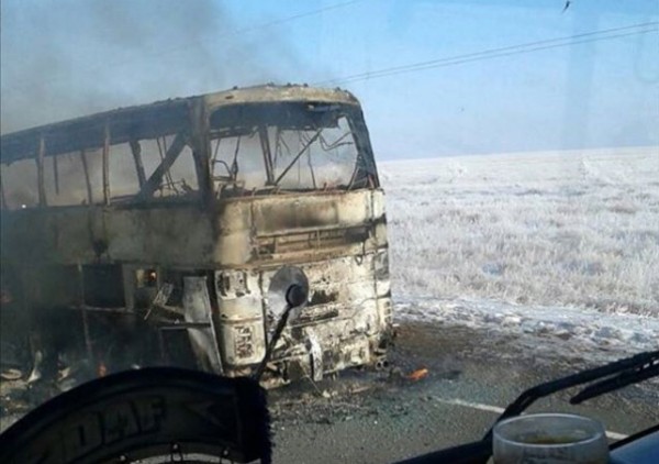 Καζακστάν: 52 νεκροί από φωτιά σε λεωφορείο
