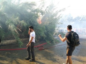 Mεγάλη φωτιά στα Χανιά - Koντά στα σπίτια οι φλόγες (φωτό-video)
