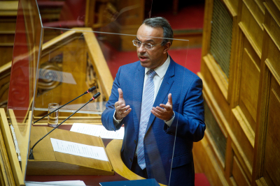 Χρήστος Σταϊκούρας: «Ο ΣΥΡΙΖΑ δεν τόλμησε να καταθέσει πρόταση μομφής - Θα αντιμετωπιστεί το κύμα ακρίβειας»