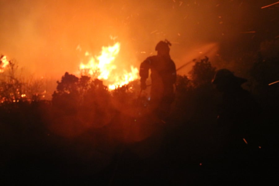 Δεύτερη εφιαλτική νύχτα στον Έβρο: Μαίνεται η φωτιά στο δάσος της Δαδιάς, πού παραμένει ενεργό μέτωπο (βίντεο)