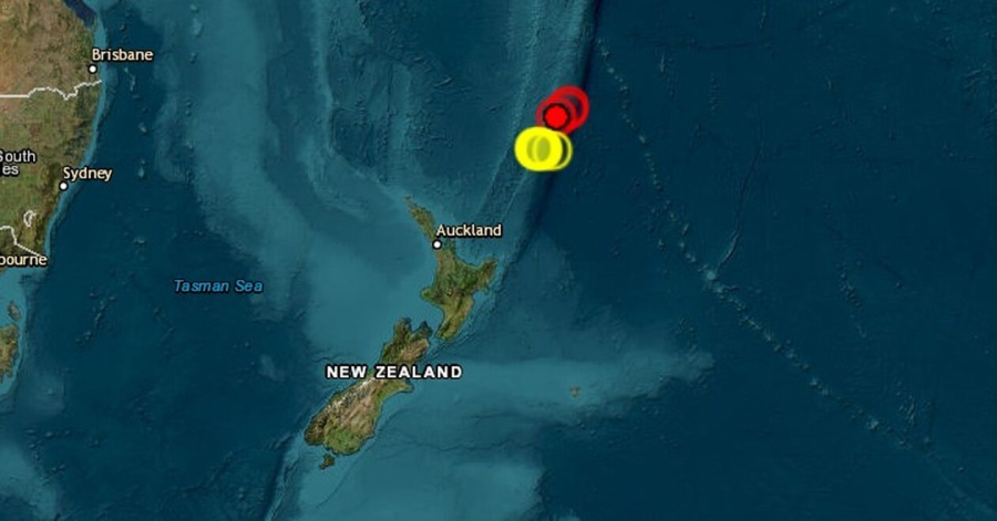 Σεισμός: 7,1 Ρίχτερ στην περιοχή των νησιών Κερμαντέκ στη Νέα Ζηλανδία