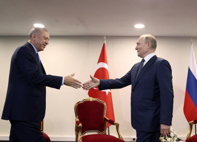 «Ευχαριστώ» Πούτιν σε Ερντογάν για τη θετική εξέλιξη με τις εξαγωγές δημητριακών