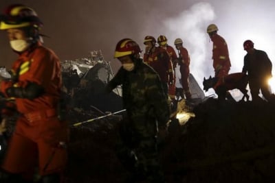 Κίνα: Στους 17 οι νεκροί από την κατάρρευση τμήματος ξενοδοχείου, κόβουν την ανάσα οι εικόνες (βίντεο)