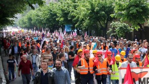 Ηράκλειο: Με δυο συγκεντρώσεις γιορτάσθηκε η εργατική Πρωτομαγιά