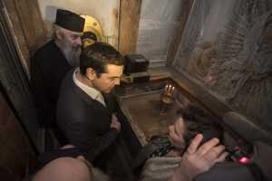 Στο Ισραήλ ο Αλέξης Τσίπρας για τα «αποκαλυπτήρια» του Ιερού Κουβουκλίου του Παναγίου Τάφου
