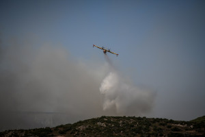 Φωτιά στον Κιθαιρώνα: Ενισχύονται οι δυνάμεις με 145 πυροσβέστες