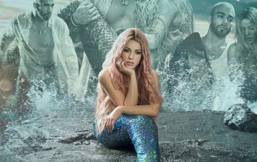 Η Shakira ως γοργόνα για τις ανάγκες του νέου της τραγουδιού «Copa Vacía»