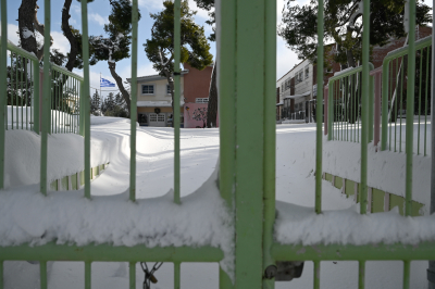 Kακοκαιρία Φίλιππος: Κλειστά όλα τα σχολεία σε Βέροια και Νάουσα λόγω χιονιά