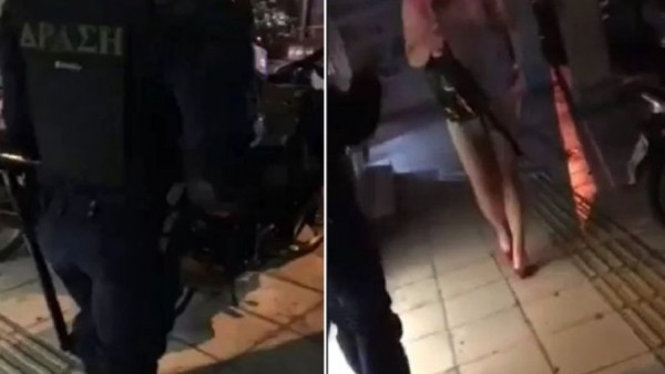 Σάλος με βίντεο: Αστυνομικοί διατάσσουν τραβεστί να κάνει πασαρέλα