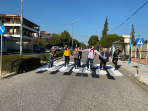 Ο δήμος Αχαρνών απέκτησε 3D διάβαση πεζών - Οφθαλμαπάτη για οδηγούς (pics)