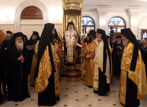Με μεγαλοπρέπεια η τελετή ενθρόνισης του νέου Αρχιεπισκόπου Κύπρου Γεωργίου