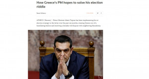 Reuters: Πώς θέλει να λύσει ο Τσίπρας το γρίφο των εκλογών - Έξι μήνες δουλεύει την επανεκλογή του