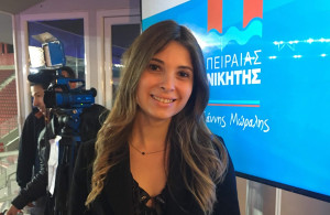 Η Βέρα Σαραντάκου, κόρη του γνωστού δημοσιογράφου, υποψήφια με τον Γιάννη Μώραλη