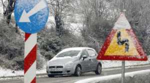 Παγετός σε σημεία του επαρχιακού οδικού δικτύου Κεντρικής Μακεδονίας