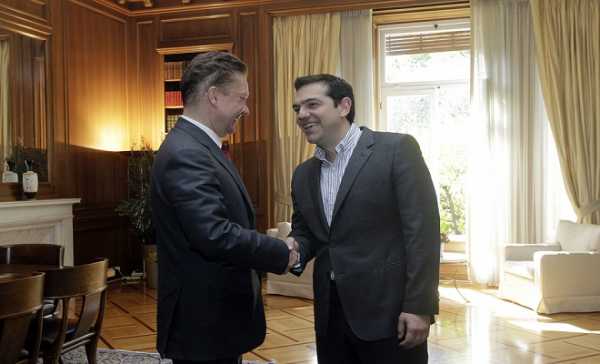 Ολοκληρώθηκε η συνάντηση του Αλέξη Τσίπρα με τον επικεφαλής της Gazprom ΑΠΕ/ΜΠΕ