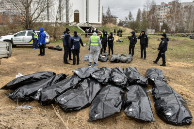 Ουκρανία: «Το 95% των νεκρών στην μαρτυρική Μπούτσα δολοφονήθηκαν από πυροβολισμούς»