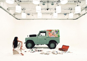Η οροφή του Land Rover 1966 μεταμορφώθηκε σε έργο τέχνης