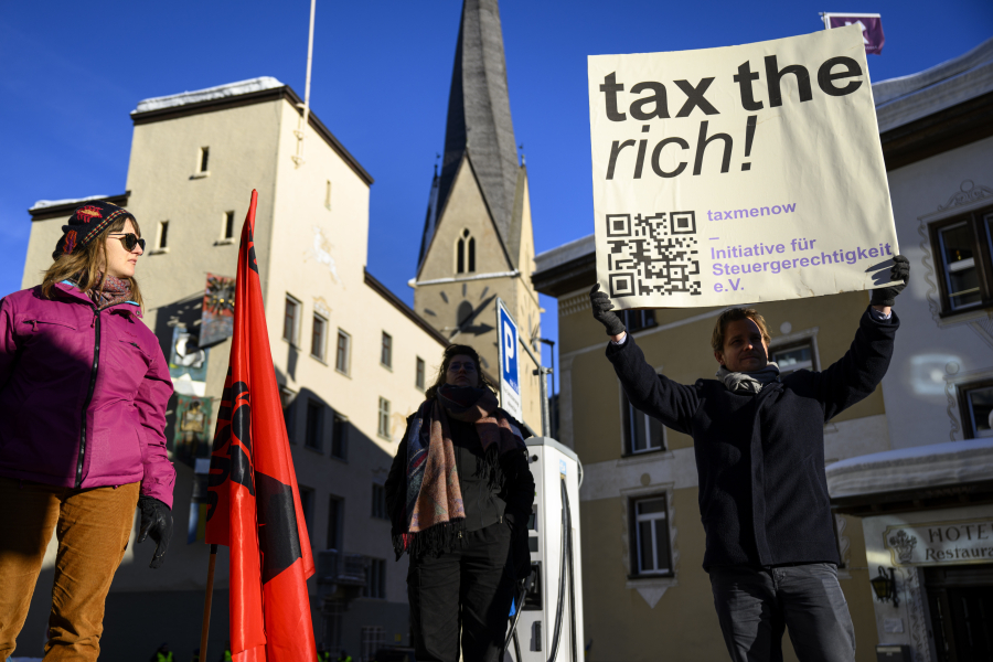 «Φορολογήστε τον πλούτο μας»: Οι πιο πλούσιοι του κόσμου ζητούν από τους ηγέτες στο Νταβός να μειώσουν τις ανισότητες
