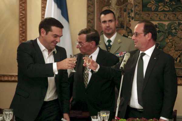 Ελληνογαλλική διακήρυξη συνεργασίας θα υπογράψουν Τσίπρας και Ολάντ