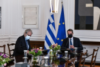 Σύσκεψη Μητσοτάκη με Στυλιανίδη: Θα φτιάξουμε μία Πολιτική Προστασία πρότυπο για την Ευρώπη