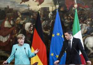 Ρέντσι: Η Γερμανία θα κάνει ό,τι είναι αναγκαίο για να μην επιδεινωθεί η κρίση στην Deutsche Bank