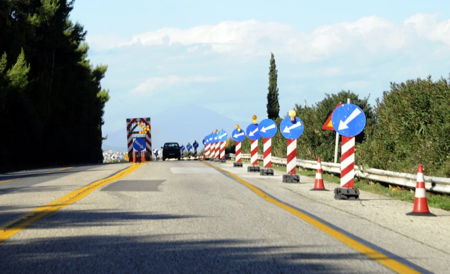 Κυκλοφοριακές ρυθμίσεις στην Εθνική Οδό Θεσσαλονίκης λόγω εργασιών