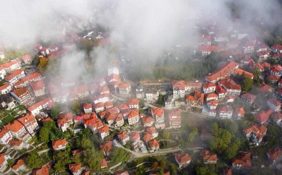 Το Μέτσοβο από ψηλά, εντυπωσιακό βίντεο με το πιο ξακουστό χωριό της Ηπείρου