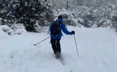 Κακοκαιρία Μήδεια: Έκανε... σκι στη Φιλοθέη ο πρέσβης της Νορβηγίας