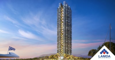 Εκδόθηκε η άδεια του Riviera Tower, του υψηλότερου κτηρίου στην Ελλάδα, που θα αναγερθεί στο Ελληνικό από τη Lamda Development