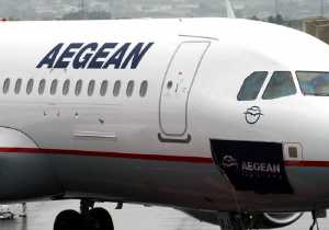 Αεροσκάφος της Aegean δεν μπόρεσε να προσγειωθεί στη Ρόδο λόγω ανέμων