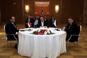 Τσίπρας: Μόνιμος μηχανισμός συνεργασίας Ελλάδας – Κύπρου – Αιγύπτου 