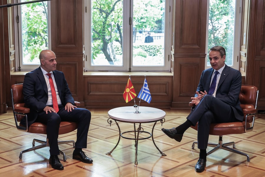 Μητσοτάκης: Στηρίζουμε την ένταξη της Βόρειας Μακεδονίας στην ΕΕ