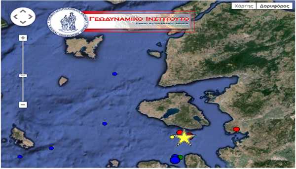Δύο ισχυρές σεισμικές δονήσεις στη Μυτιλήνη