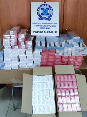 Πάνω από 2.000 λαθραία πακέτα τσιγάρων βρέθηκαν σε σπίτι στο Κιλκίς
