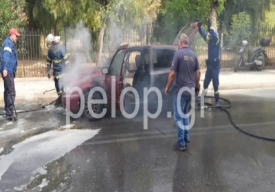 Πάτρα: Φωτιά εν κινήσει – Αυτοκίνητο κάηκε ολοσχερώς (βίντεο)
